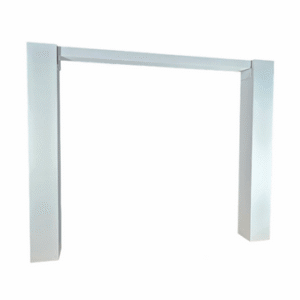 A white rectangular arch